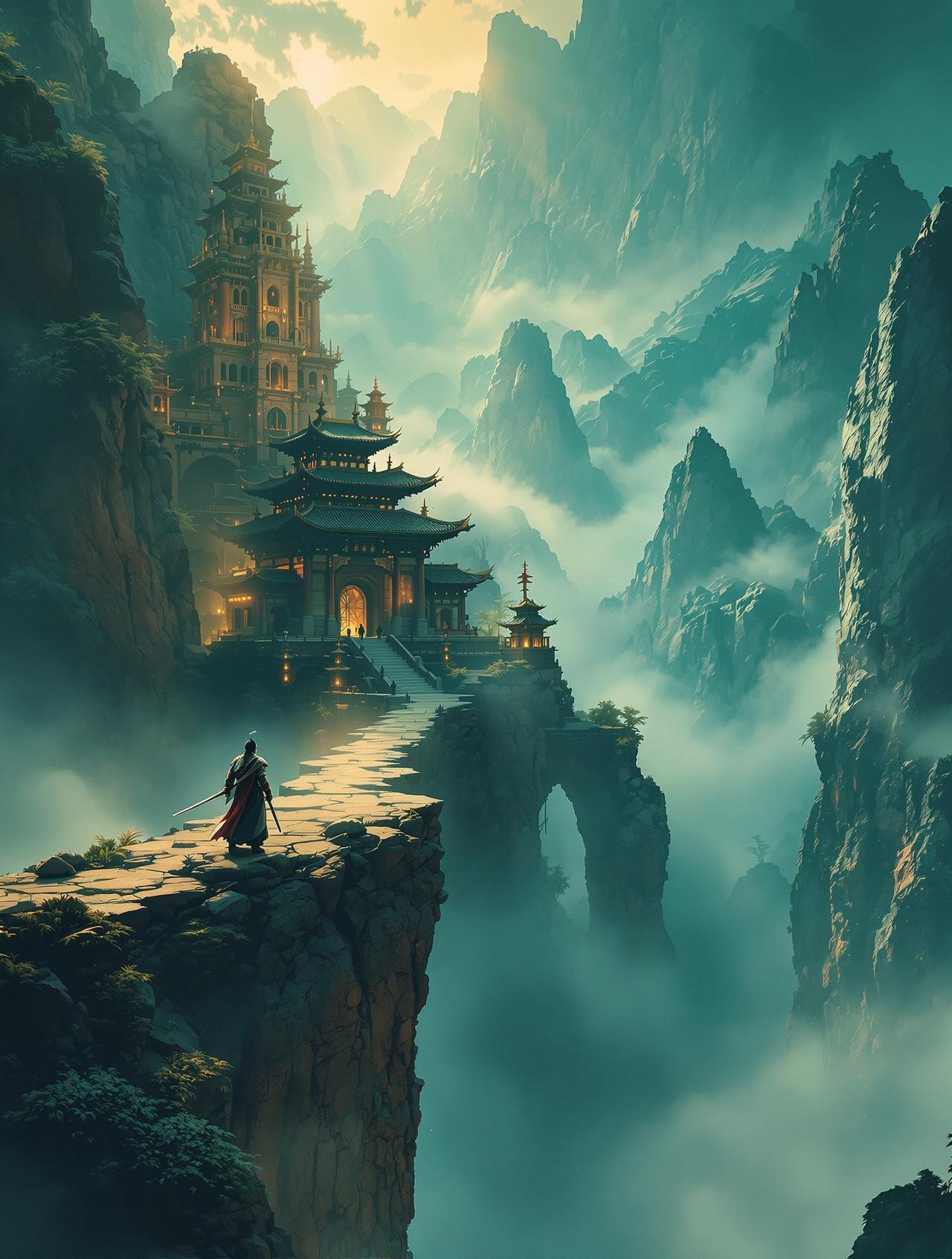 巴巴影视作品《江湖夜雨》海报